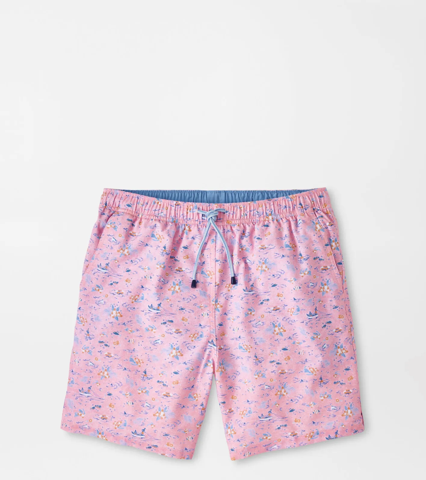 Best Peter Millar Shark Sighting Swim Trunk Palmer Pink