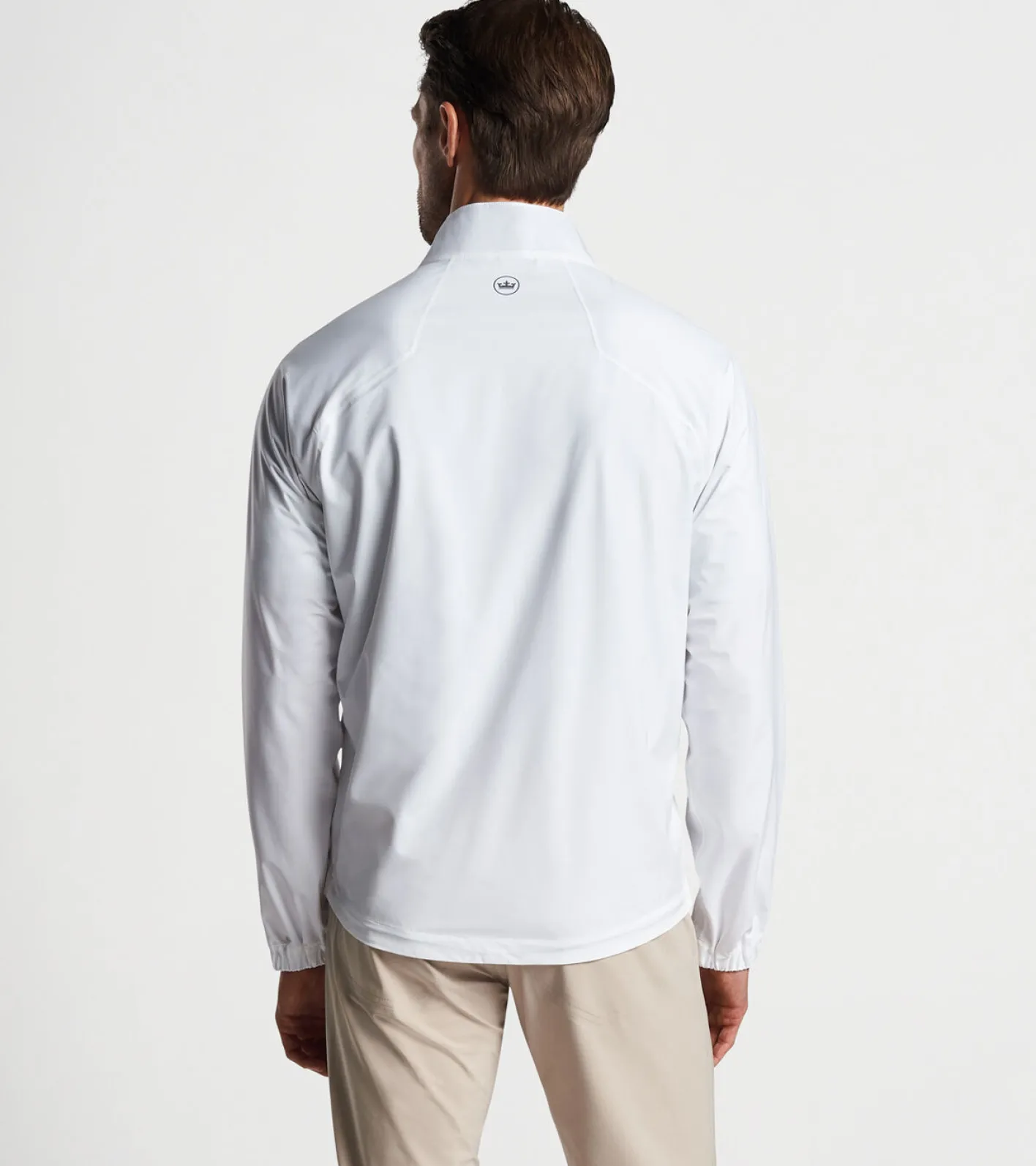 Clearance Peter Millar Shield Half-Zip Rain Shell White