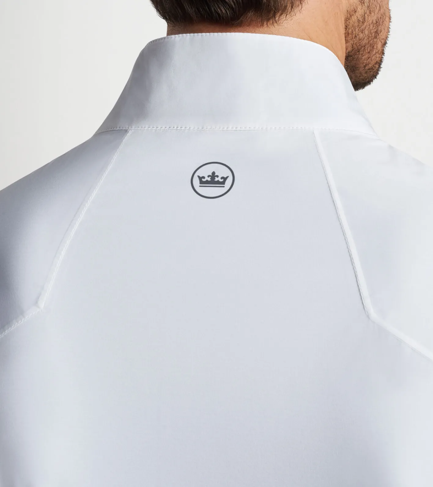 Clearance Peter Millar Shield Half-Zip Rain Shell White