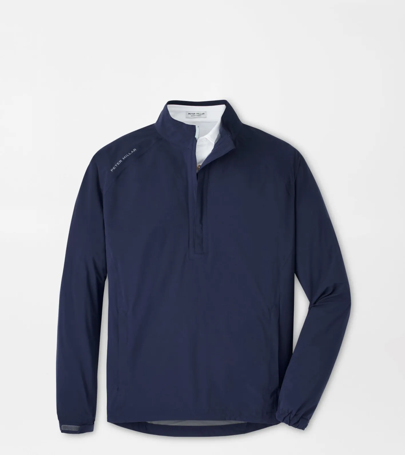 Discount Peter Millar Shield Half-Zip Rain Shell Navy