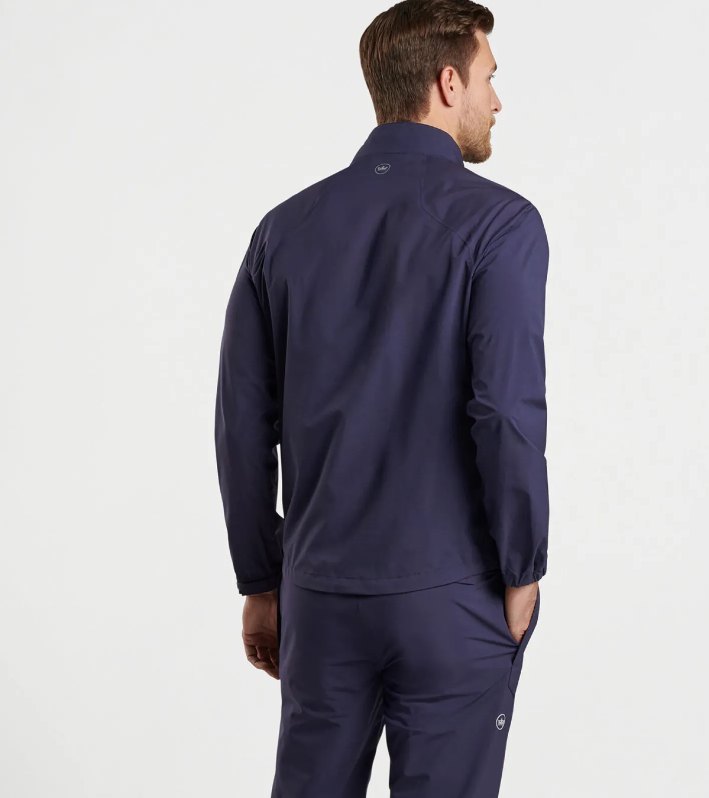Discount Peter Millar Shield Half-Zip Rain Shell Navy