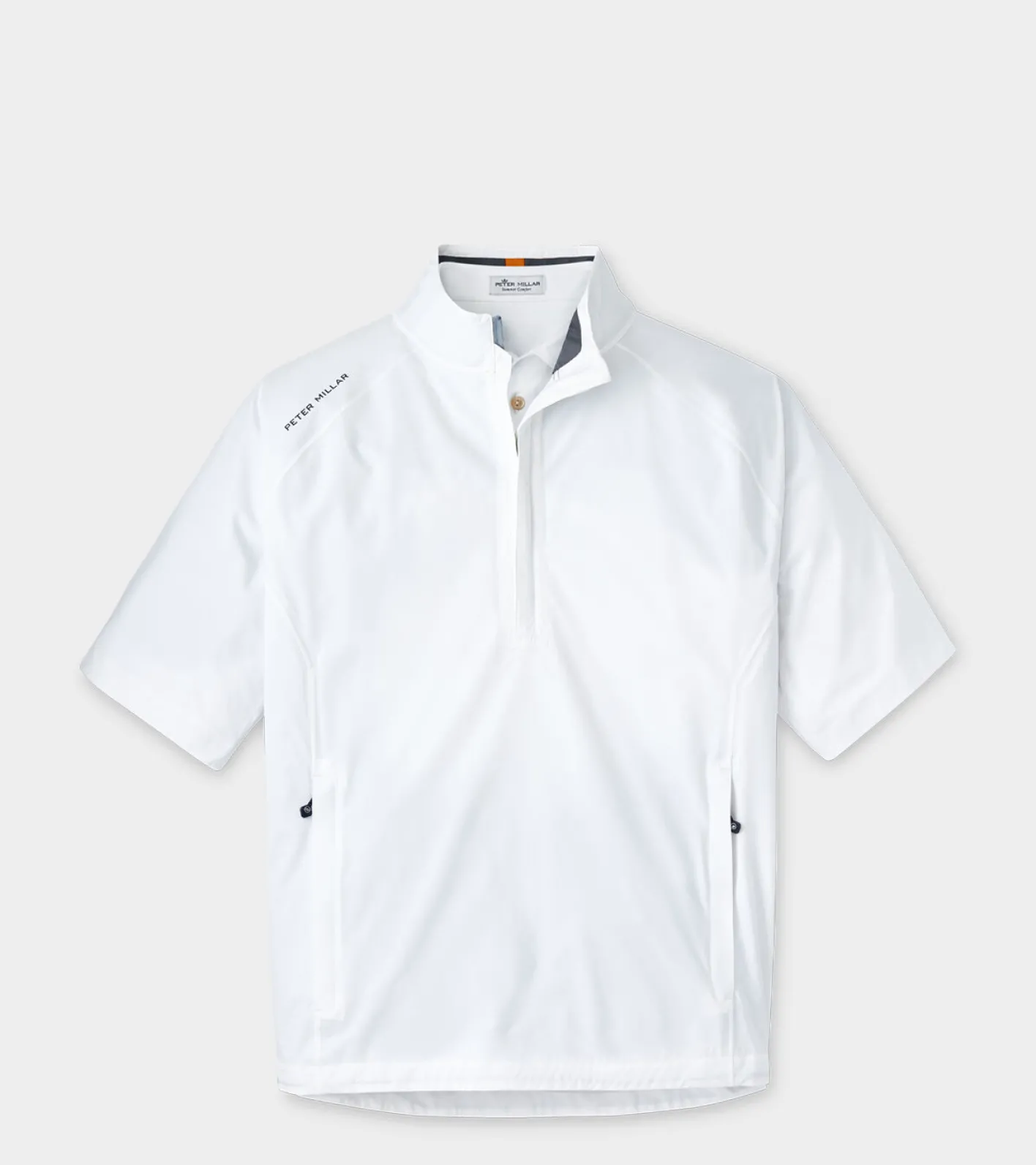 Outlet Peter Millar Shield Short-Sleeve Rain Shell Navy