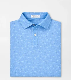 Best Peter Millar Show Me The Way Youth Performance Jersey Polo Cottage Blue