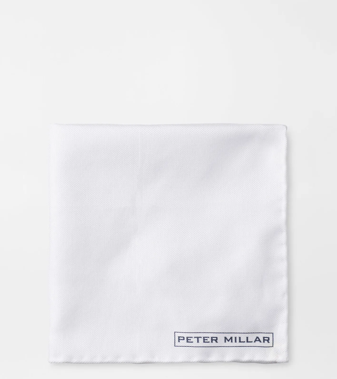 Online Peter Millar Solid Oxford Pocket Square White