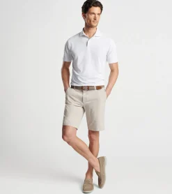 Discount Peter Millar Solid Performance Jersey Polo Navy