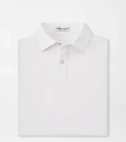 Clearance Peter Millar Solid Youth Performance Jersey Polo White
