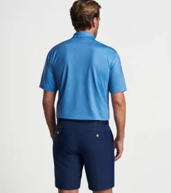 Clearance Peter Millar Soriano Performance Jersey Polo CABANA BLUE