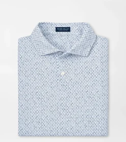 Sale Peter Millar Staccato Performance Jersey Polo White