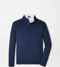 Best Peter Millar Stealth Performance Quarter-Zip Blue Frost