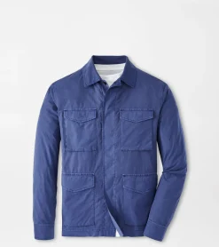 Sale Peter Millar Summer Safari Chore Coat Atlantic Blue