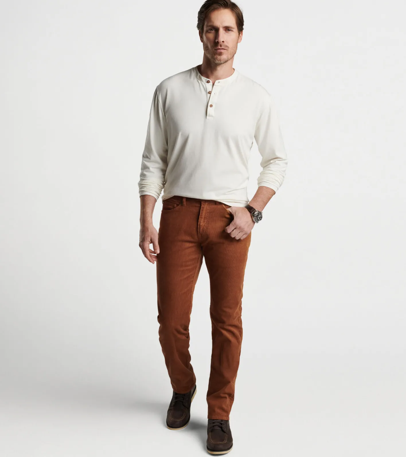 Hot Peter Millar Superior Soft Corduroy Five-Pocket Pant Espresso