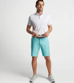 Online Peter Millar Surge Geo Performance Short Turquoise