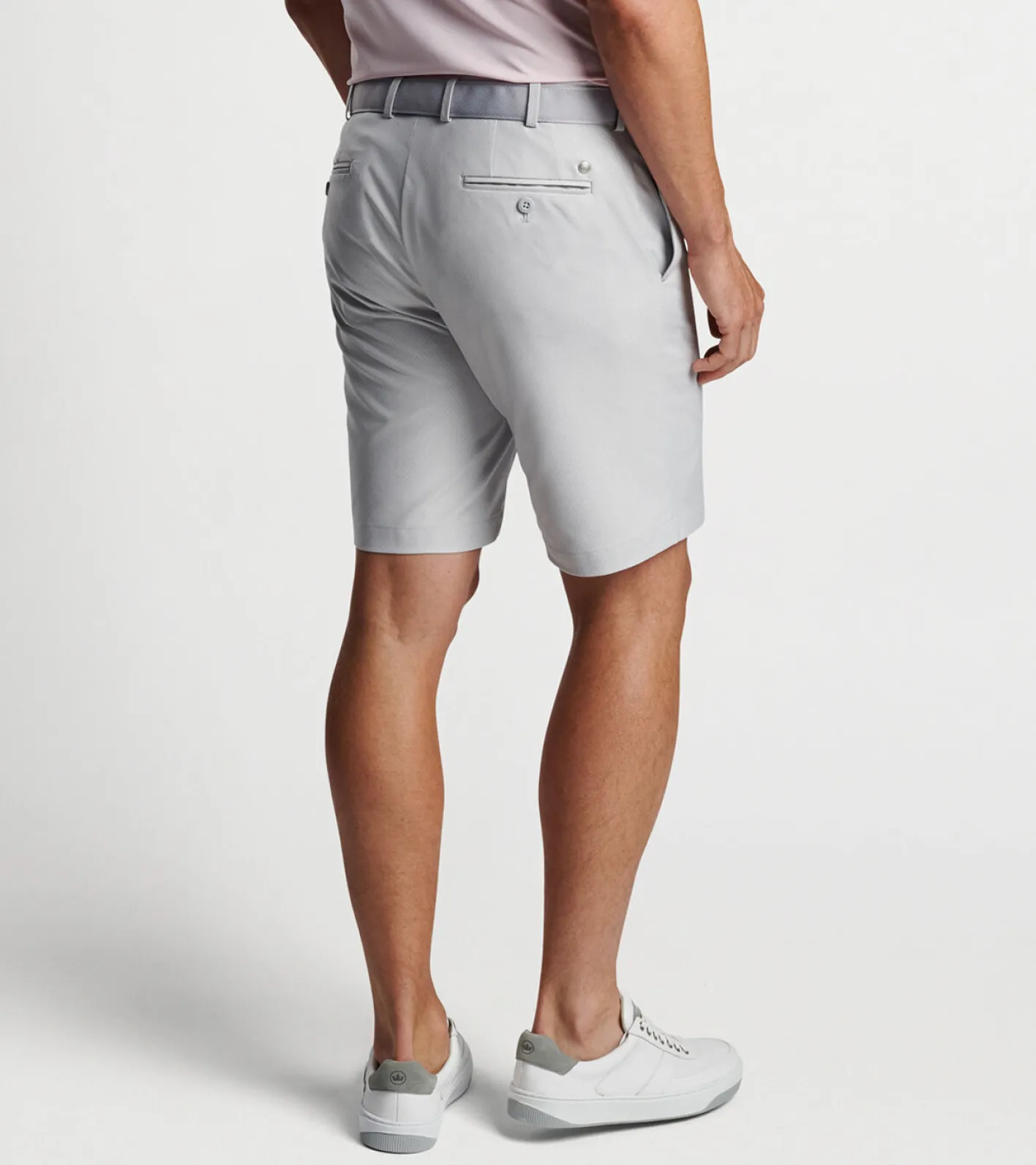 New Peter Millar Surge Signature Performance Short British Grey
