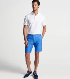 Outlet Peter Millar Surge Trellis Performance Short Regatta Blue