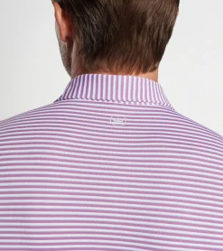 Best Peter Millar Tempo Performance Mesh Polo BLUE PEARL