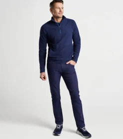 Sale Peter Millar Thermal Flow Micro Fleece Half-Zip BALSAM