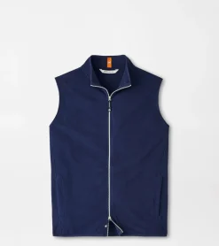 Fashion Peter Millar Thermal Flow Micro Fleece Vest Burning Sunset