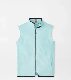 Fashion Peter Millar Thermal Flow Micro Fleece Vest Celeste