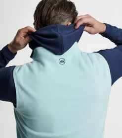 Fashion Peter Millar Thermal Flow Micro Fleece Vest Celeste