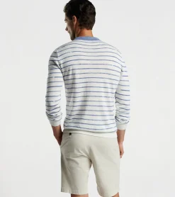 Clearance Peter Millar Trieste Riviera Collar Sweater Regatta Blue