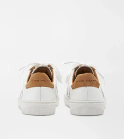 Hot Peter Millar Vantage Pebble Grain Sneaker White
