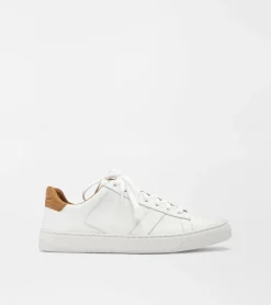Hot Peter Millar Vantage Pebble Grain Sneaker White