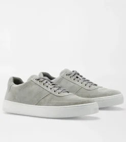New Peter Millar Vantage Suede Sneaker Beige
