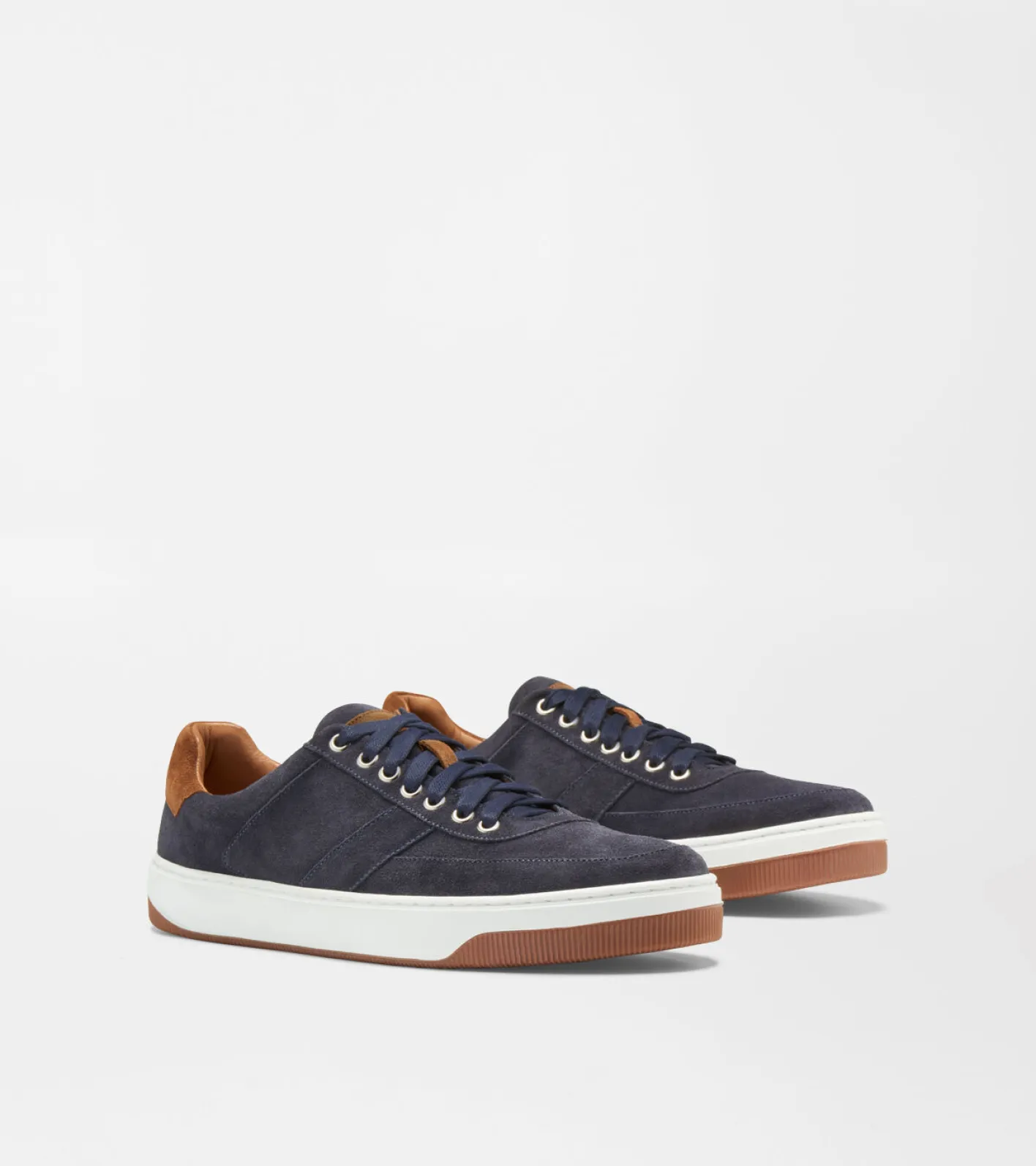 Clearance Peter Millar Vantage Suede Sneaker Gale Grey