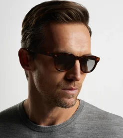 Discount Peter Millar Vantage Sunglasses Tortoise