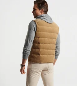 Best Peter Millar Vast Corduroy Vest DARK JUTE