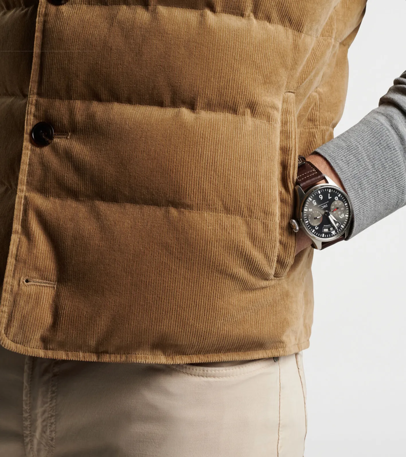 Best Peter Millar Vast Corduroy Vest DARK JUTE