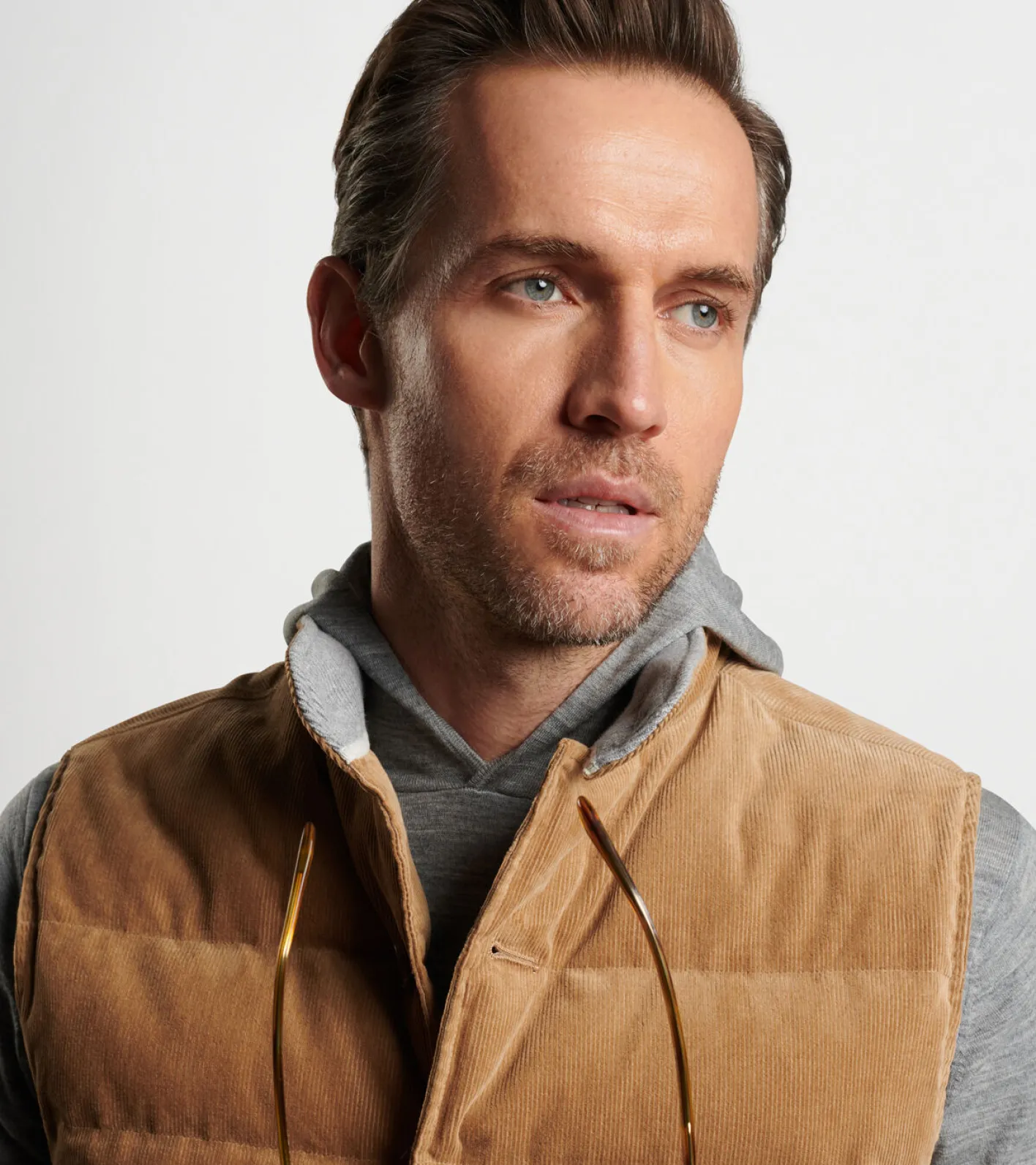 Best Peter Millar Vast Corduroy Vest DARK JUTE