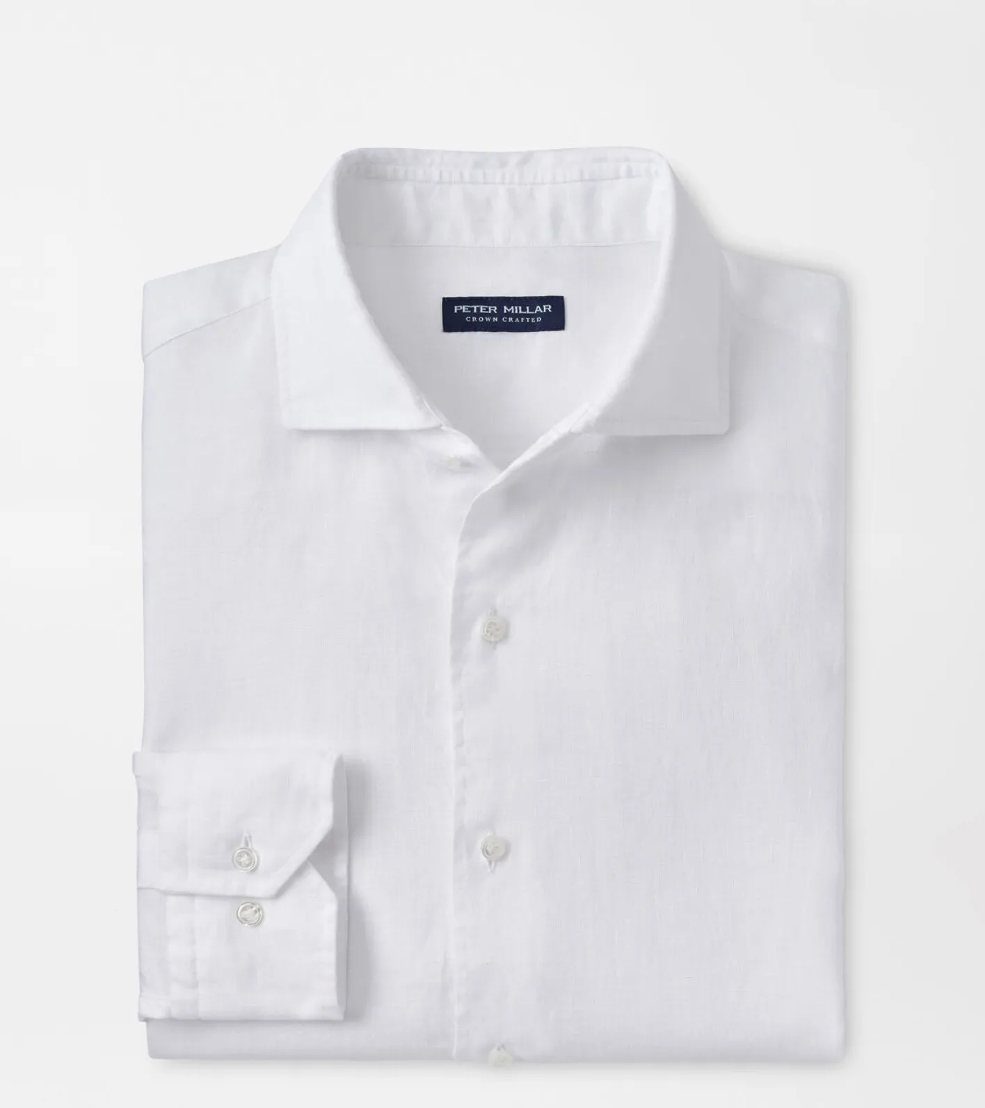 Fashion Peter Millar Veneto Linen Sport Shirt Atlantic Blue