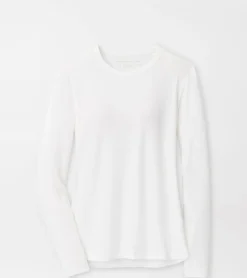 Sale Peter Millar Vinyasa Performance Long-Sleeve T-Shirt White