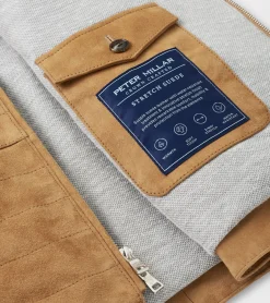 Outlet Peter Millar Vista Suede Vest SUMMER DUNES