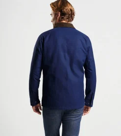 Outlet Peter Millar Waxed Cotton Field Jacket Navy