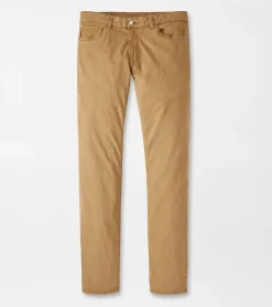 Discount Peter Millar Wayfare Five-Pocket Pant Khaki