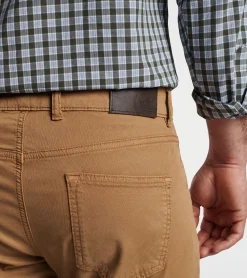 Discount Peter Millar Wayfare Five-Pocket Pant Khaki