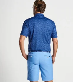 Hot Peter Millar Whiskey Sour Performance Jersey Polo Sport Navy