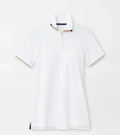 Clearance Peter Millar Whitworth Sport Mesh Polo Coral Rose