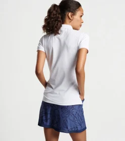 Clearance Peter Millar Whitworth Sport Mesh Polo Coral Rose