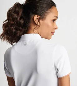 Clearance Peter Millar Whitworth Sport Mesh Polo Coral Rose