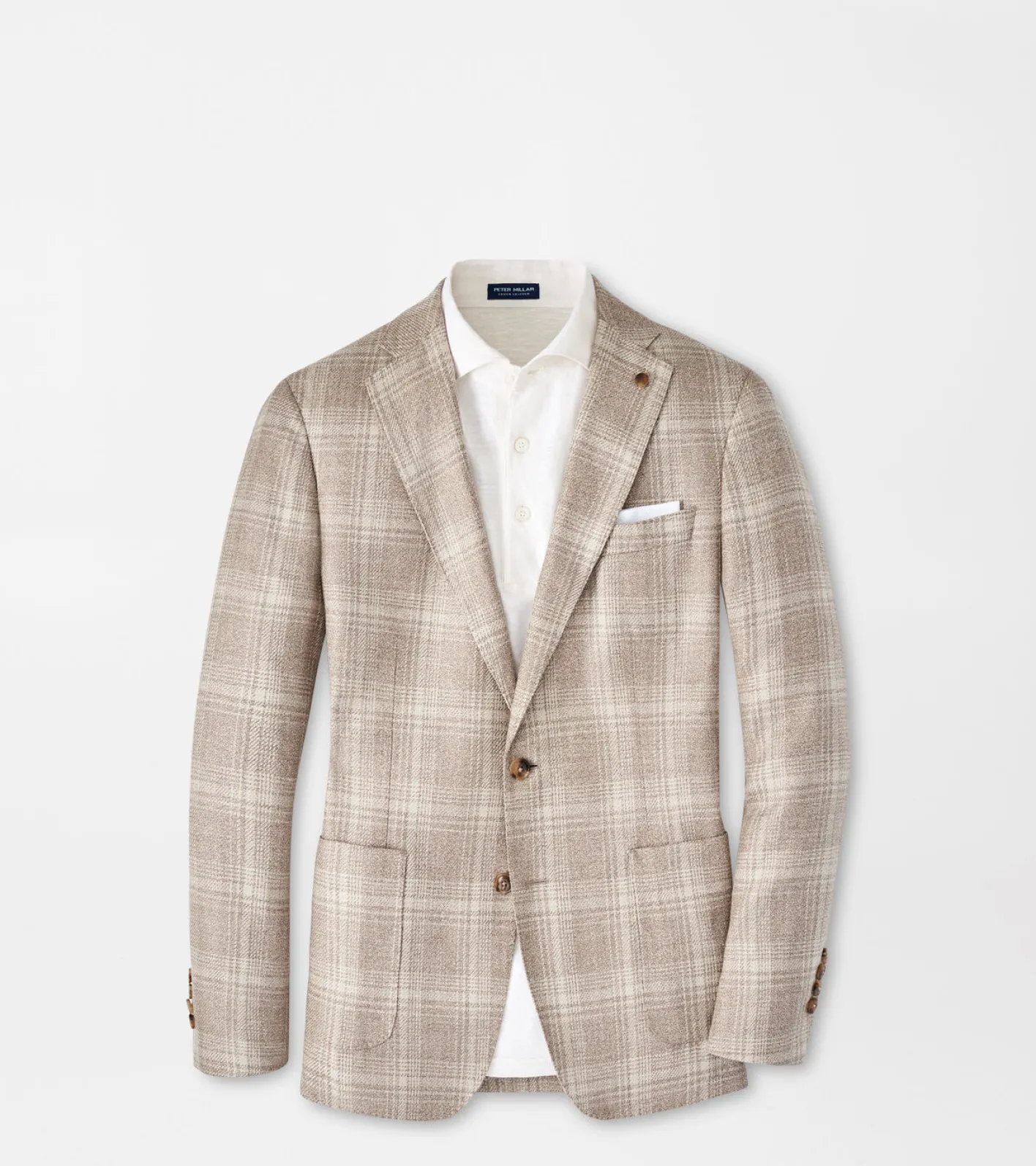 Online Peter Millar Willard Plaid Soft Jacket Khaki