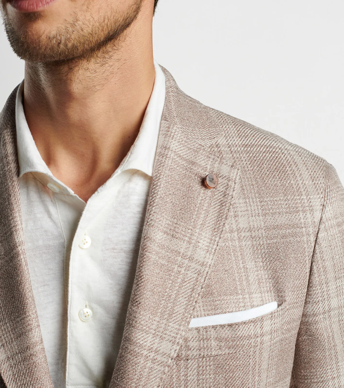 Online Peter Millar Willard Plaid Soft Jacket Khaki