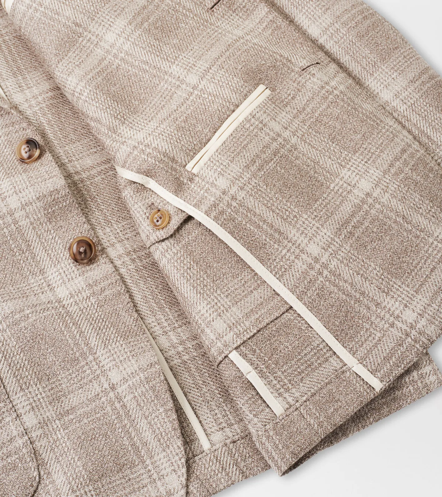 Online Peter Millar Willard Plaid Soft Jacket Khaki