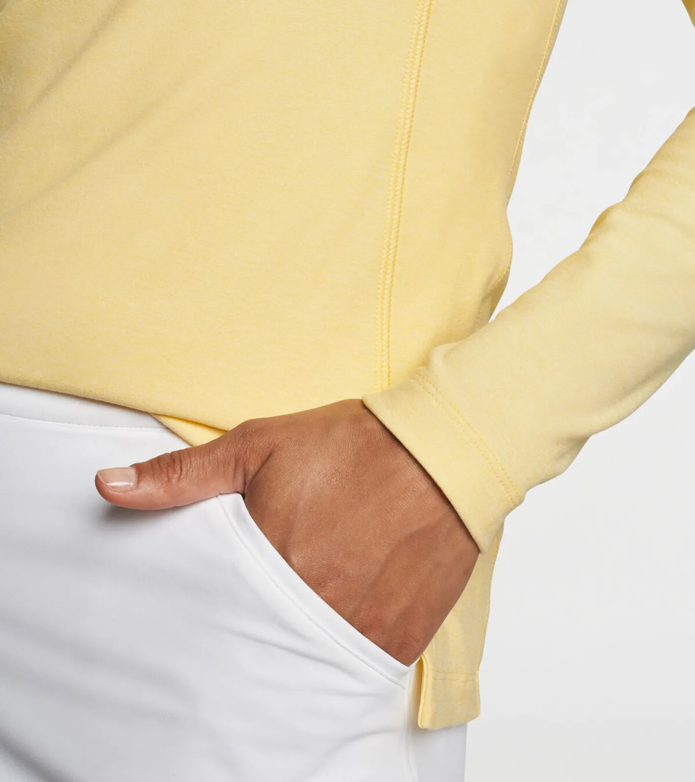 Clearance Peter Millar Women's Mélange Raglan-Sleeve Perth Layer Cottage Blue