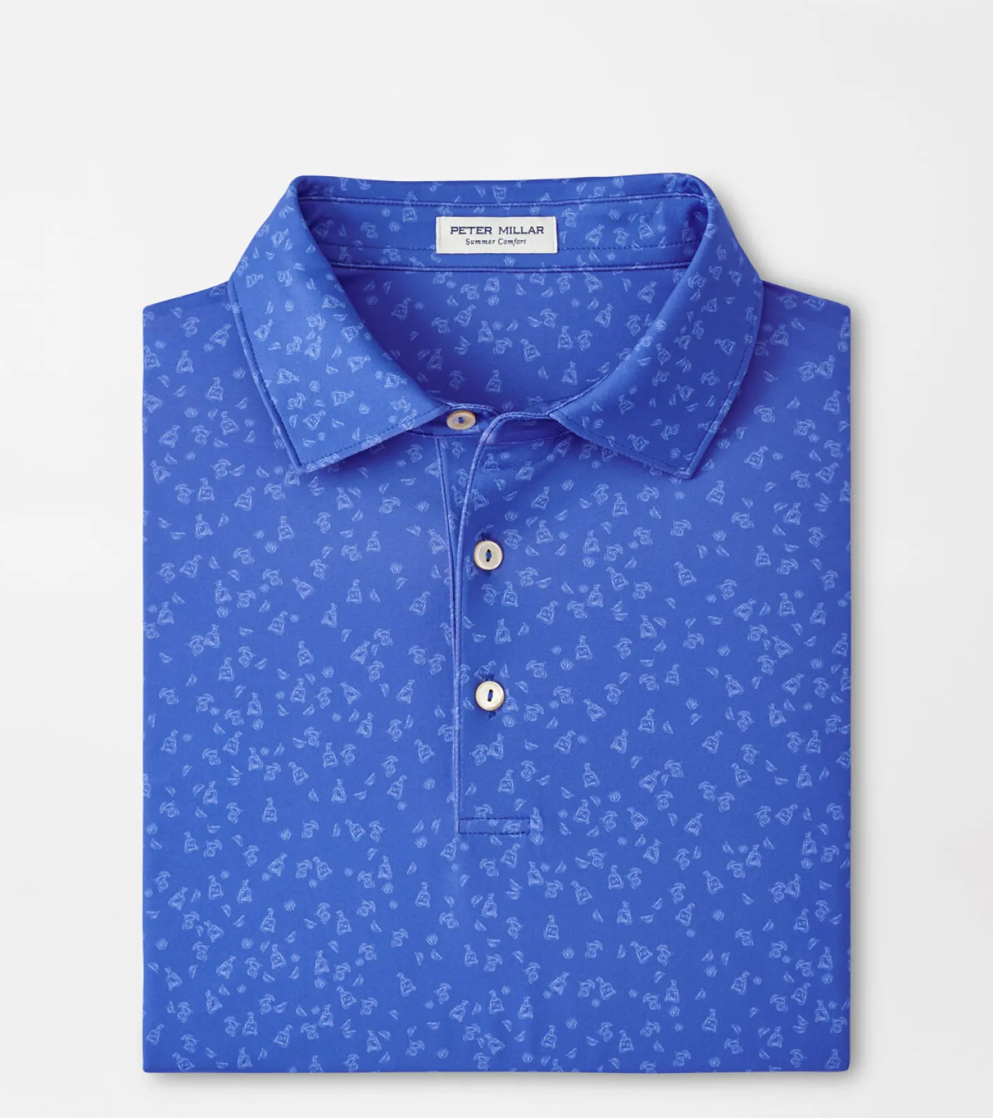 Sale Peter Millar Worth A Shot Performance Jersey Polo Sapphire